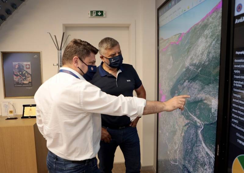 Συνάντηση Ν. Χαρδαλιά- Γ. Πατούλη για τα προληπτικά έργα πυροπροστασίας στην Αττική