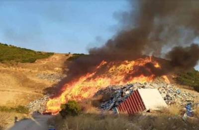 Αγανάκτηση κατοίκων για φωτιά στο Αλιμάκι