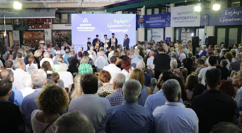 Καλαμάτα: Εγκαινιάστηκε το εκλογικό κέντρο του Θαν. Βασιλόπουλου - “Βάζουμε βάσεις για την επόμενη πενταετία”