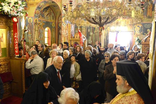Η γιορτή της Αγίας Ειρήνης στη Mονή Προφήτου Ιωήλ