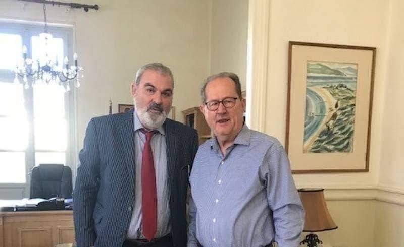 Συναντήθηκαν Νίκας - Λεβεντάκης: Αθλητικά έργα στο Δήμο Τριφυλίας