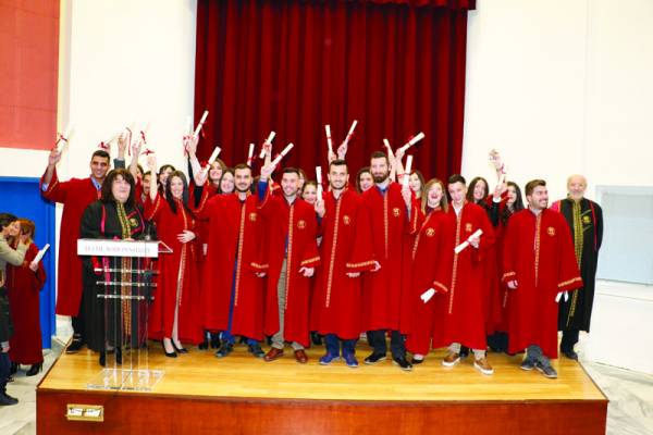 55 πτυχιούχοι ορκίστηκαν στο ΤΕΙ Πελοποννήσου