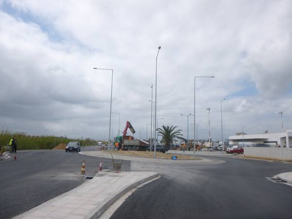 Κανονικά η κυκλοφορία στον κόμβο του αεροδρομίου