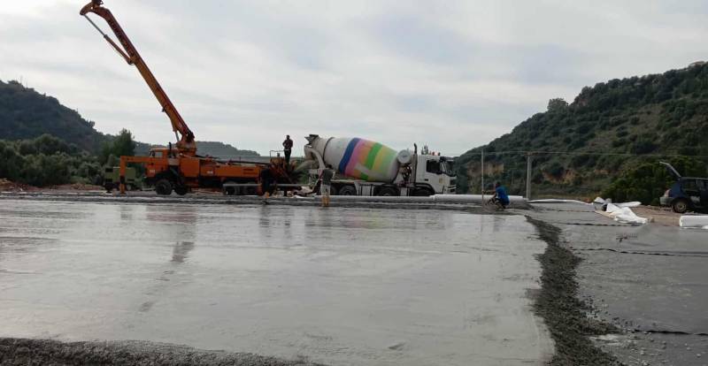 Καλαμάτα: Εργασίες θεμελίωσης για τη νέα δεξαμενή ύδρευσης στον Άη Γιάννη Καρβούνη