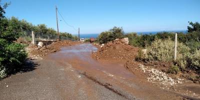 Καταστροφές από καταιγίδα σε Ξηρόκαμπο και Στασιό