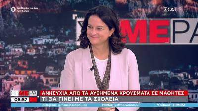 Κεραμέως για άνοιγμα σχολείων: Έχουμε λιγότερα κρούσματα σε ηλικίες 4-18 ετών σε σχέση με τον Αύγουστο (Βίντεο)