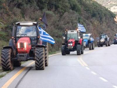 Δίωρος συμβολικός αποκλεισμός στα Καλάβρυτα από τους αγρότες