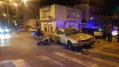 Καλαμάτα: Τροχαίο με τραυματισμό στη διασταύρωση Ακρίτα και Βασ. Γεωργίου