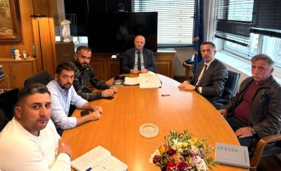 Συνάντηση Μαντά με Τσιάρα για τα προβλήματα των αγροτών