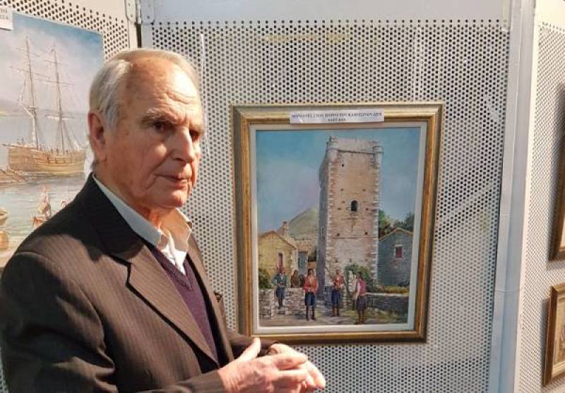 "Εφυγε" ο Μεσσήνιος ζωγράφος Σωτήρης Τζαμουράνης