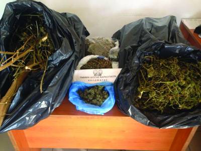 Μεσσηνία: 3,5 κιλά χασίς σε στάβλο κτηνοτρόφου