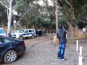 Με γκαζάκια εναντίον τροχοβίλας στο Βαθύ Λακωνίας