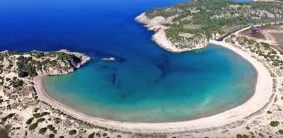 Πτήση με drone πάνω από τη Βοϊδοκοιλιά (βίντεο)