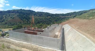 Καλαμάτα: Σε εξέλιξη η κατασκευή της νέας δεξαμενής ύδρευσης στον Άη Γιάννη Καρβούνη