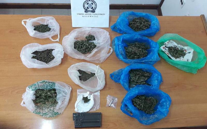 Συνελήφθη ξανά με 386 γραμμάρια χασίς στην Καλαμάτα