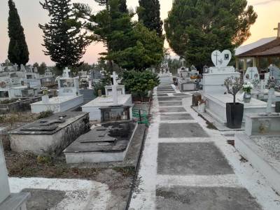 Επανήλθε το νερό στο νεκροταφείο στο Πλατύ μετά την πρόσφατη κλοπή των σωλήνων της ύδρευσης