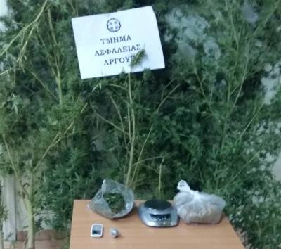 Σύλληψη για χασίς και καπνό στο Αργολικό