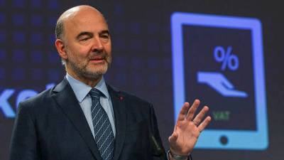 Μοσκοβισί: &quot;Αλλαγή σελίδας για την ελληνική οικονομία&quot;