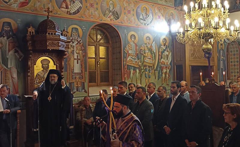 Στην Ανδρούσα ο μητροπολίτης Μεσσηνίας