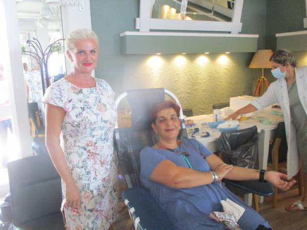 Αιμοδοσία του Ερυθρού Σταυρού και σήμερα στις εγκαταστάσεις του ΝΟΚ (βίντεο)