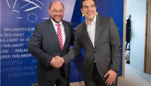 Σουλτς: "Μόνο ο Τσίπρας μπορεί να επιβάλει τις μεταρρυθμίσεις"