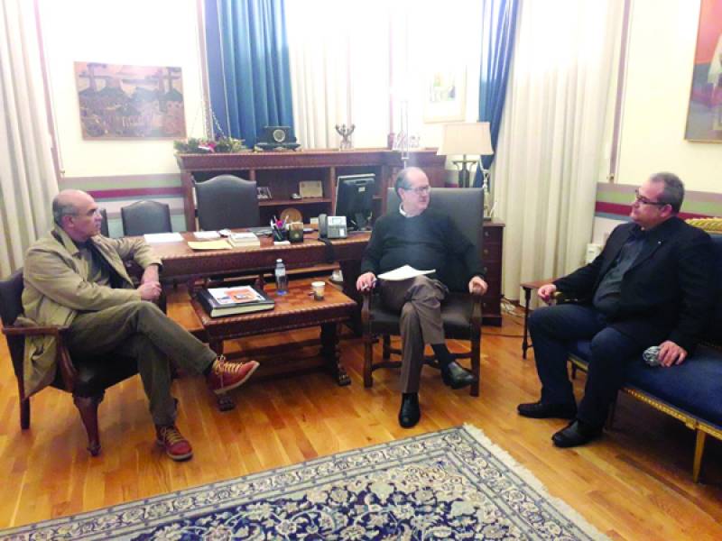 Εκπρόσωποι του ΜΕΣΕΝΑ στο Δημαρχείο Καλαμάτας