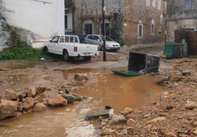 Εργα αποκατάστασης ζημιών στη Δυτική Μάνη