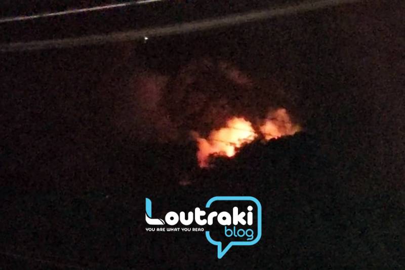 Φωτιά σε δασική έκταση στον Σχίνο Κορινθίας