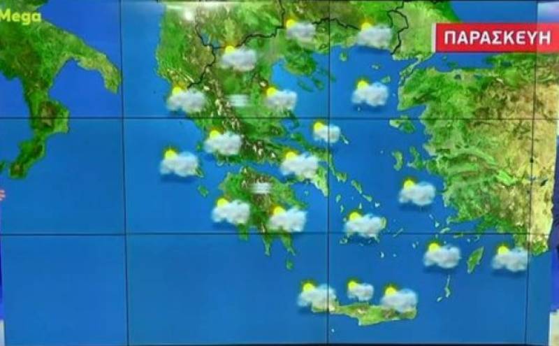 Αίθριος ο καιρός σήμερα - Κούλουμα με αφρικανική σκόνη, ισχυρούς νοτιάδες και υψηλές θερμοκρασίες (Βίντεο)