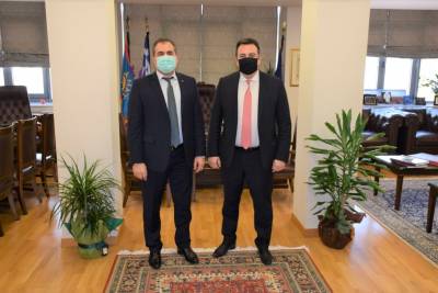 Συνάντηση Βασιλόπουλου με Σπυρόπουλο για χρηματοδότηση των μεγάλων πρότζεκτ του δήμου