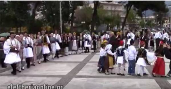 Ο εορτασμός της 25ης Μαρτίου στη Μεσσήνη (βίντεο)