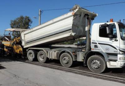 Ασφαλτοστρώσεις στη Δυτική Μάνη