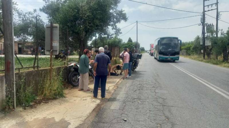 Τραυματισμός μοτοσυκλετιστή σε τροχαίο στην είσοδο της Μεσσήνης