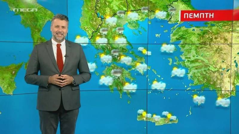 Βροχερή η Πέμπτη – Η πρόγνωση του Γιάννη Καλλιάνου