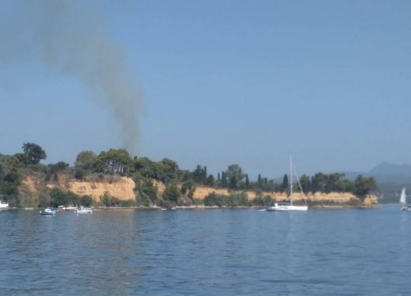 Μεσσηνία: Εγκαιρη επέμβαση της Πυροσβεστικής σε πυρκαγιά στην Αγία Τριάδα Κορώνης