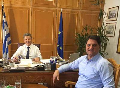 Μεσσήνη: Στο επίκεντρο της συνάντησης Αναστασόπουλου - Αθανασόπουλου δρόμοι και αντιπλημμυρικά