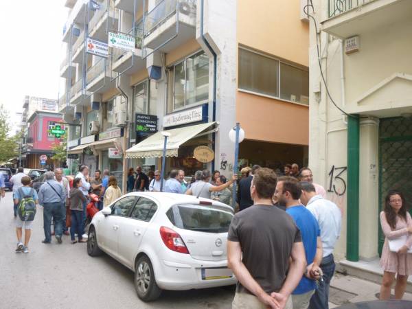 Συμβολική κατάληψη μηχανικών στο Ε.Τ.Α.Α. / ΤΣΜΕΔΕ στην Καλαμάτα