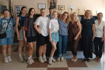 Λιθουανοί μαθητές στην Καλαμάτα