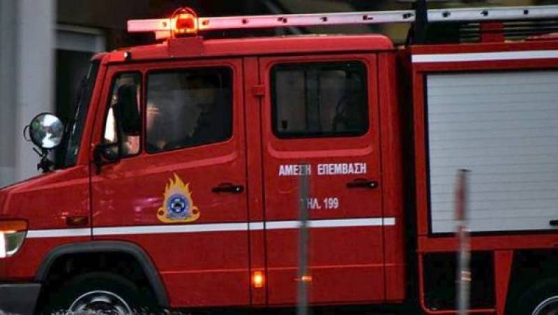 Πυρκαγιά στην είσοδο των Γαργαλιάνων