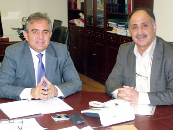 Συνάντηση του Τ. Αποστολόπουλου με το Δήμαρχο Νότιας Κυνουρίας