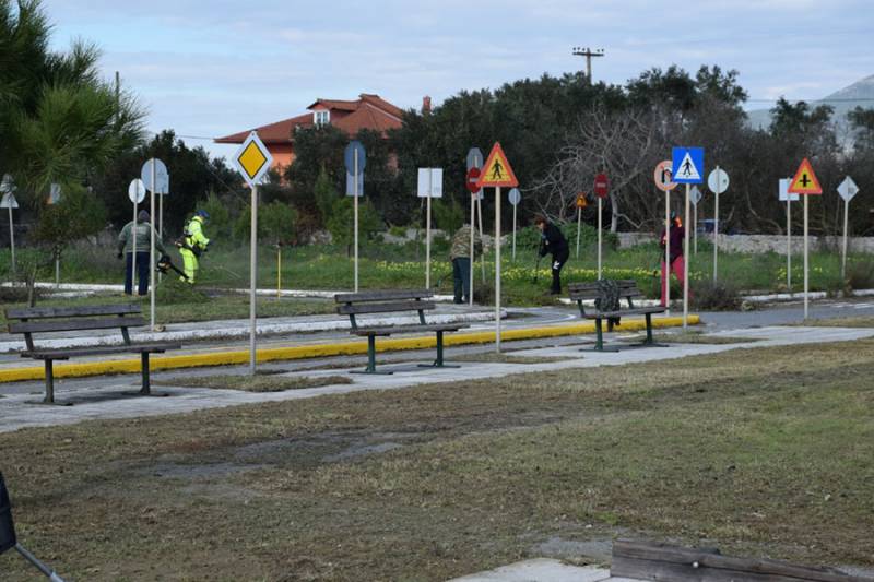 Συντήρηση και αναβάθμιση στο Πάρκο Κυκλοφοριακής Αγωγής Καλαμάτας
