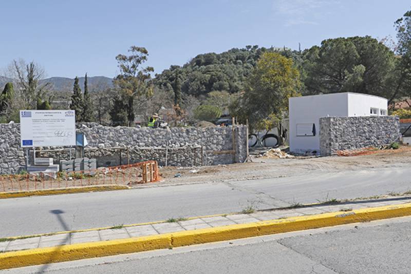 Εργασίες στο Ανοιχτό Θέατρο Καλαμάτας