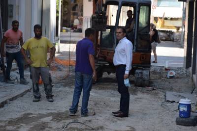 Σε εξέλιξη η ανάπλαση σε Κολοκοτρώνη και Σφακτηρίας