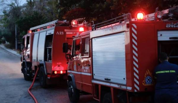 Φωτιά στην Αρκαδία: Δύσκολη η κατάσταση στη Γορτύνια