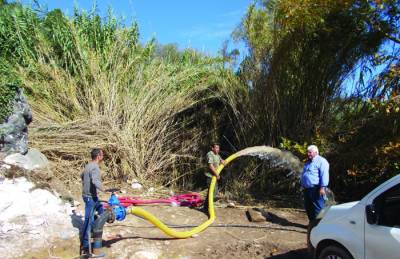 Γεώτρηση στη Λογγά καλύπτει τις ανάγκες υδροδότησης