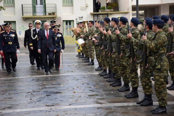Στην Τρίπολη για την Γιορτή των Ενόπλων Δυνάμεων ο Δημ. Βίτσας