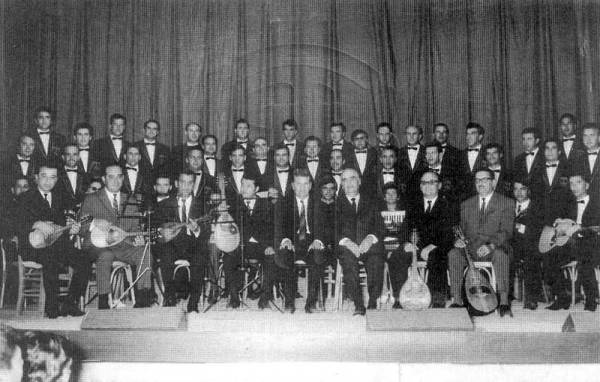 Η χορωδία του "Ορφέα" τη δεκαετία του 1970