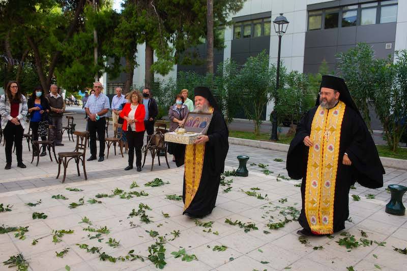 Στην Καλαμάτα απότμημα της τιμίας κάρας του Αγίου Χαραλάμπους (φωτογραφίες)