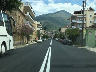 Αλλαξαν όψη οι κεντρικοί δρόμοι της Κυπαρισσίας