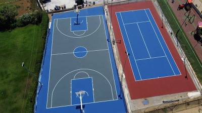 Εργασίες στο αθλητικό κέντρο Αγρίλη